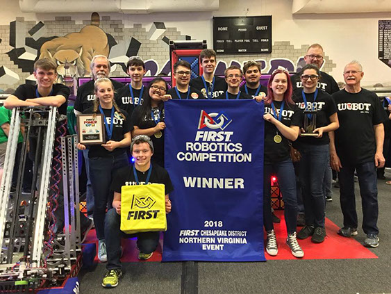 Team picture after winning first place