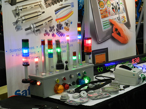Andymark had a huge display of different light systems they supply along with other tools.