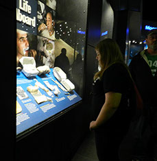 Student at Display